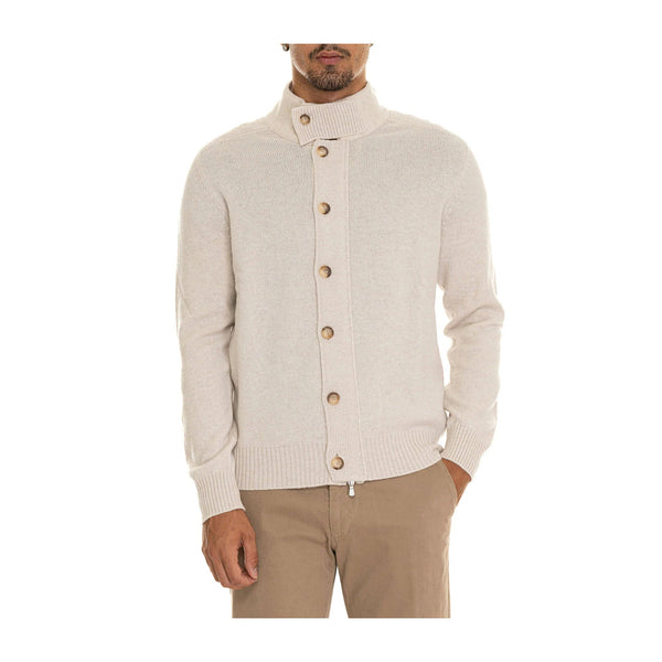 Gran Sasso Cardigan Cardigan Uomo con zip e bottoni frontali 48 - Francavilla Moda